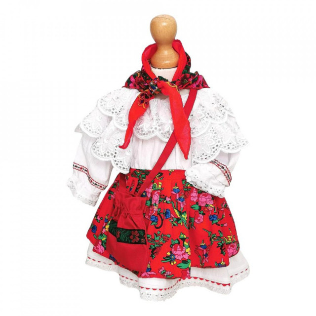 Set rochita botez, trusou si lumanare personalizata, decor traditional,