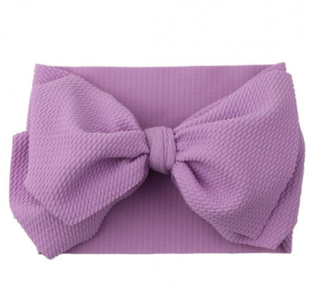 Bentita lata cu funda in diverse culori (marime disponibila: 6-12 luni (marimea