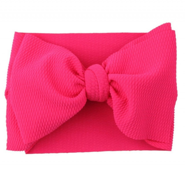 Bentita lata cu funda in diverse culori (marime disponibila: 6-12 luni (marimea