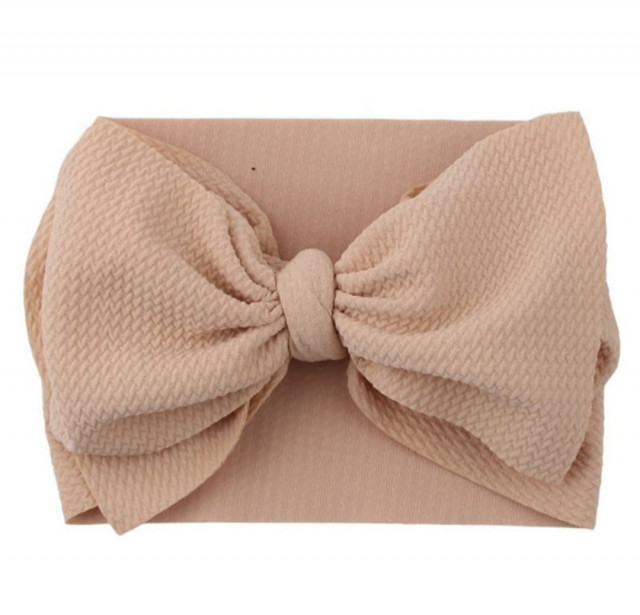 Bentita lata cu funda in diverse culori (marime disponibila: 6-12 luni (marimea