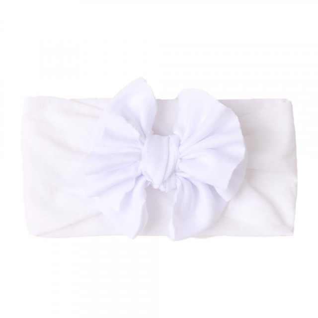 Bentita lata cu fundita aplicata in fata (marime disponibila: 0-12 luni,