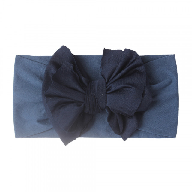 Bentita lata cu fundita aplicata in fata (marime disponibila: 0-12 luni,