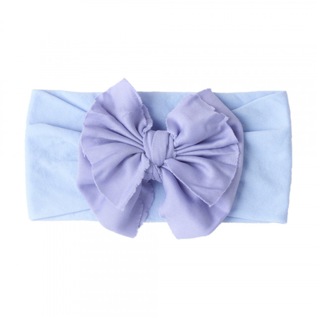 Bentita lata cu fundita aplicata in fata (marime disponibila: 0-12 luni,