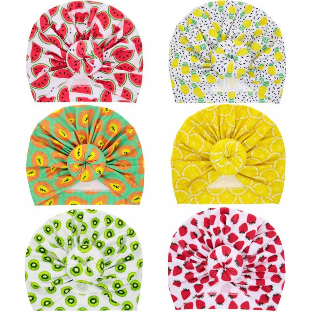 Caciulita tip turban - summer fruits (marime disponibila: 6-9 luni (marimea 19