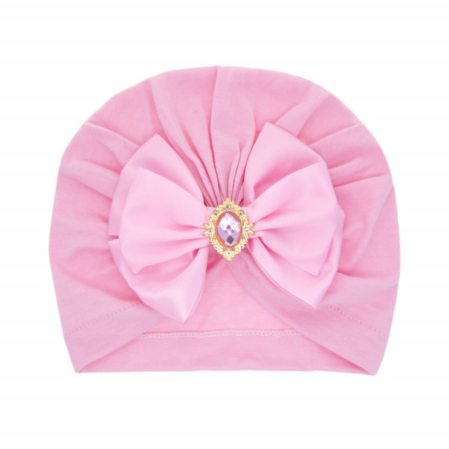 Caciulita tip turban cu funda din satin aplicata - queen (marime disponibila:
