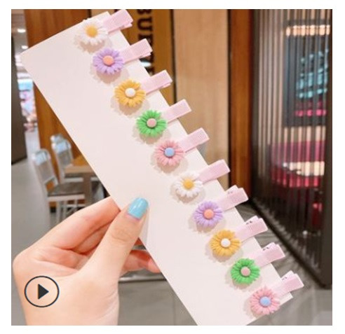 Set de 10 clame pentru par - daisy