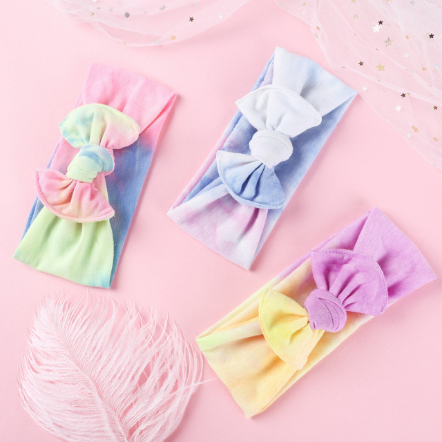 Bentita lata multicolora pentru fetite (marime disponibila: 0-12 luni, model: 4)