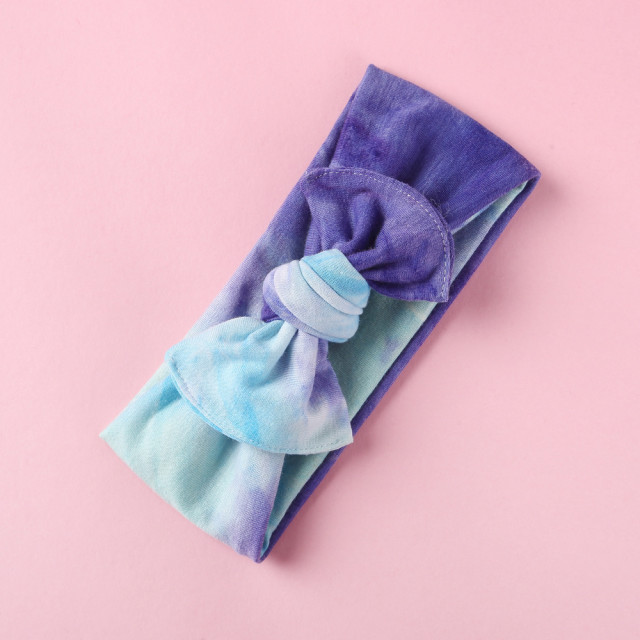 Bentita lata multicolora pentru fetite (marime disponibila: 0-12 luni, model: 4)