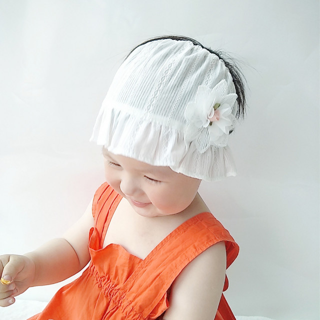 Bentita tip boneta - roses (culoare: roz, marime disponibila: 0-12 luni)