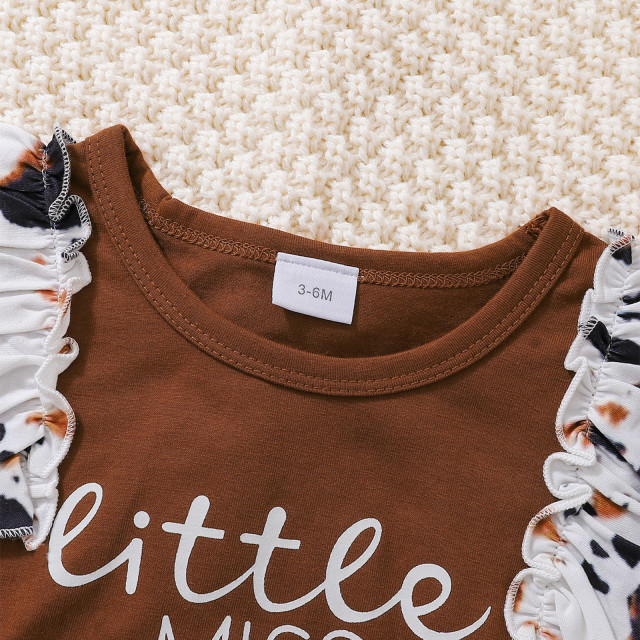 Compleu alb cu maro - sassy (marime disponibila: 12-18 luni (marimea 21