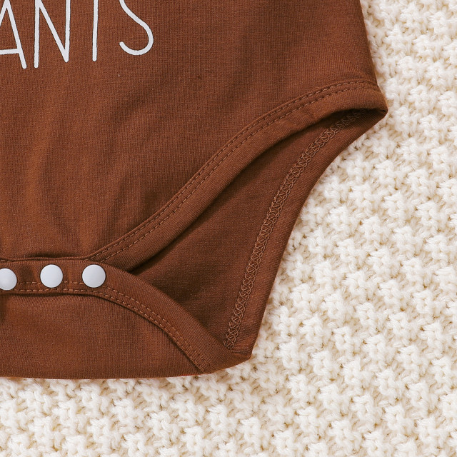 Compleu alb cu maro - sassy (marime disponibila: 12-18 luni (marimea 21