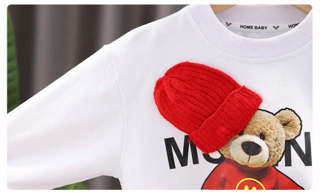 Trening pentru baietei - red teddy (marime disponibila: 6-9 luni (marimea 19