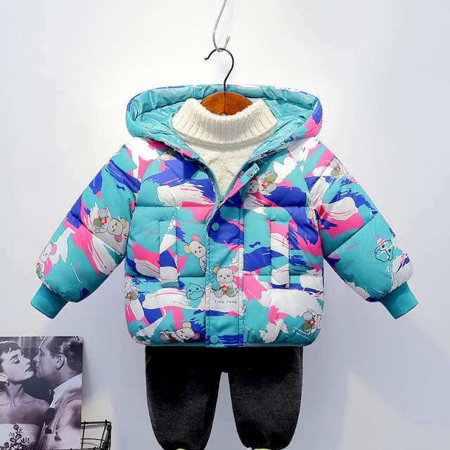 Geaca din fas pentru fetite - duck (marime disponibila: 3 ani)