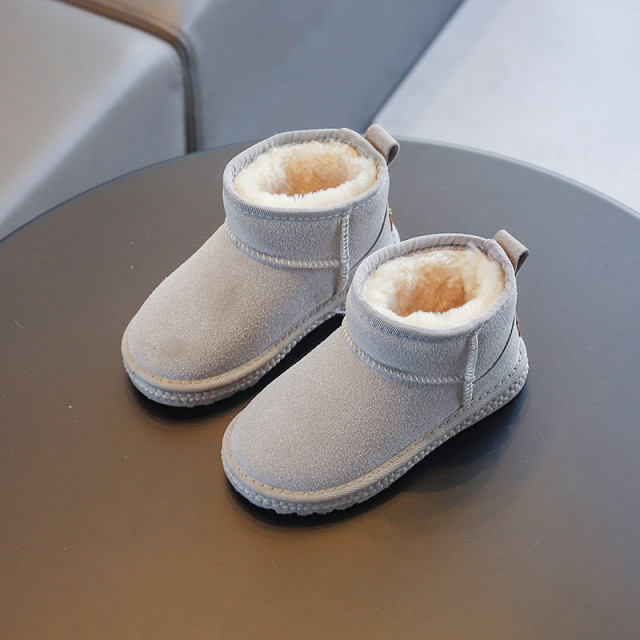 Cizme gri imblanite - rabi (marime disponibila: marimea 29)