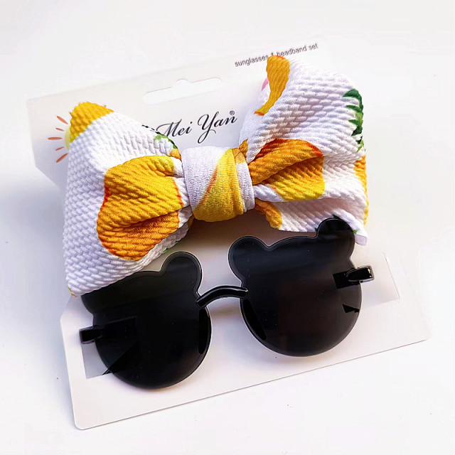 Set bentita si ochelari de soare - mouse 6 (marime disponibila: 12-18 luni