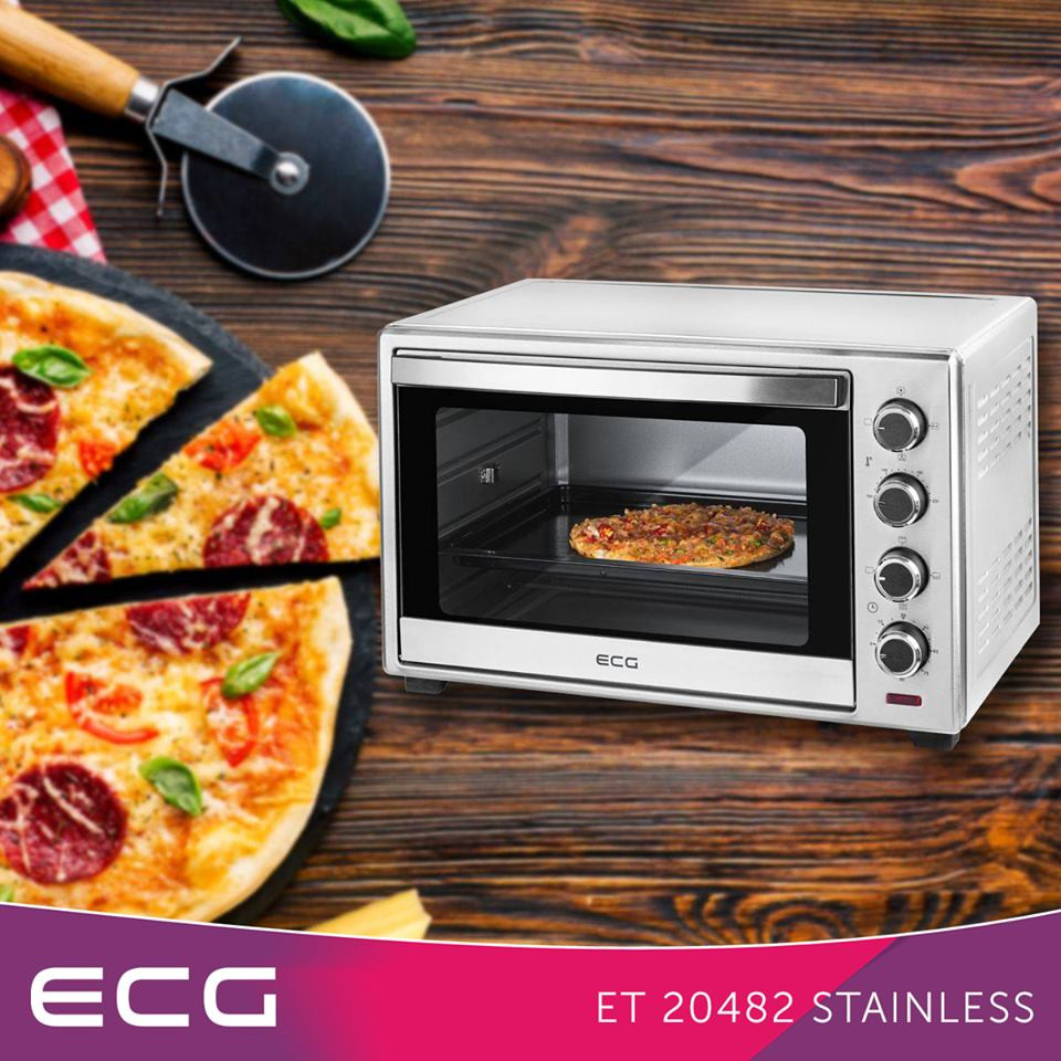 Cuptor electric ecg et 20482, 48 l, 2000 w, grill, ventilator convectie