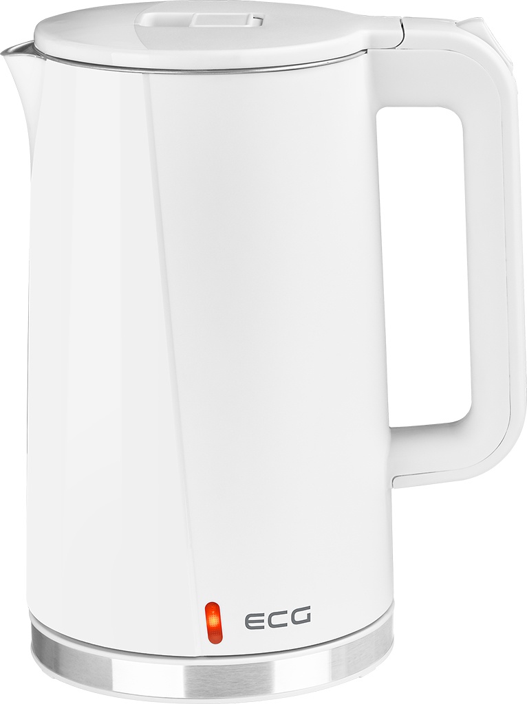 Resigilat - fierbator electric ecg rk 1702 safe to touch white, 1.7 litri, 2200