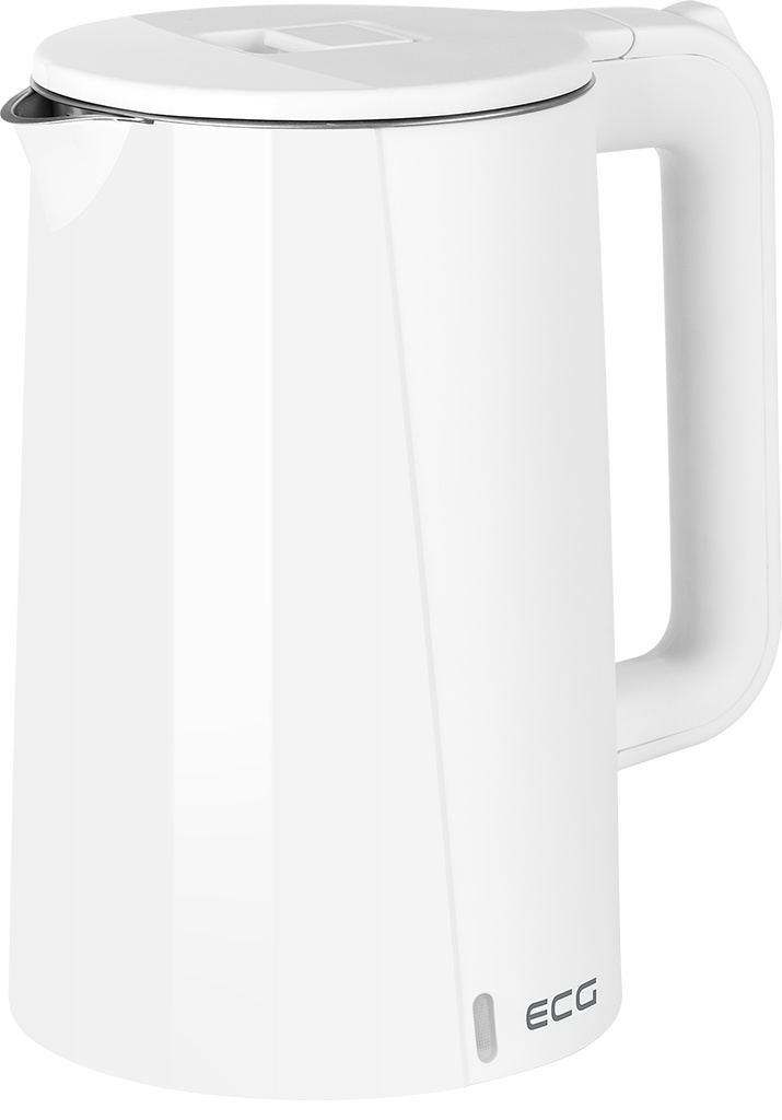 Resigilat - fierbator electric ecg rk 1702 safe to touch white, 1.7 litri, 2200