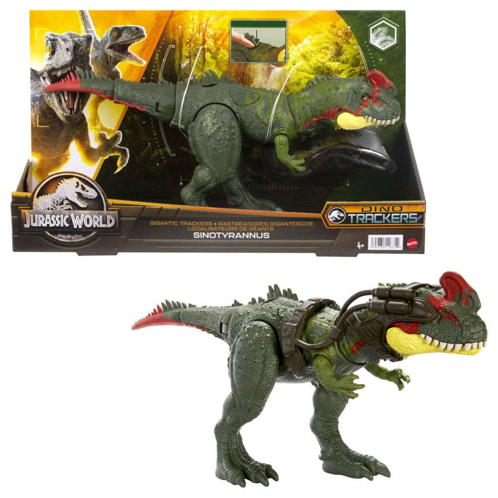 Dinozaur interactiv jurassic world gigantic trackers sinotyrannus