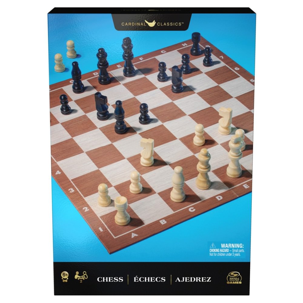 Joc sah cu tabla de lemn spin master