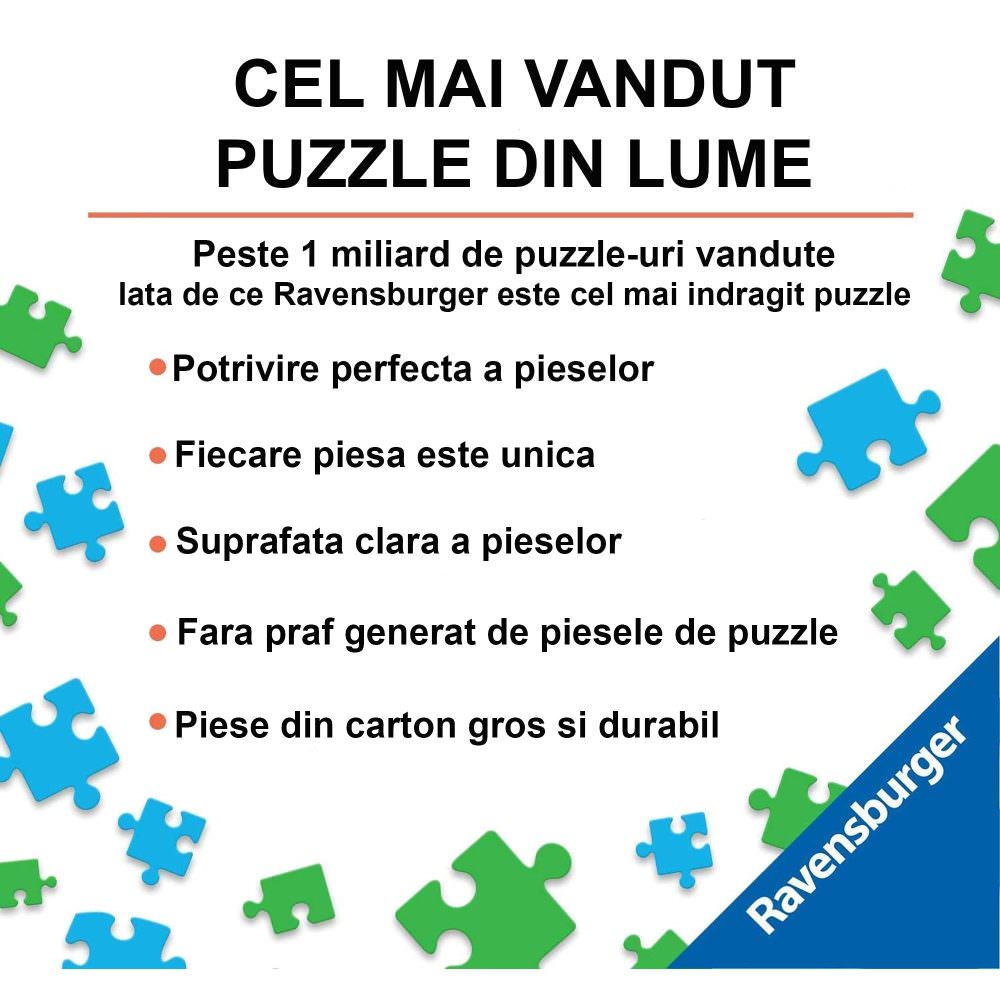 Puzzle harta lumii cu animale 150 piese ravensburger