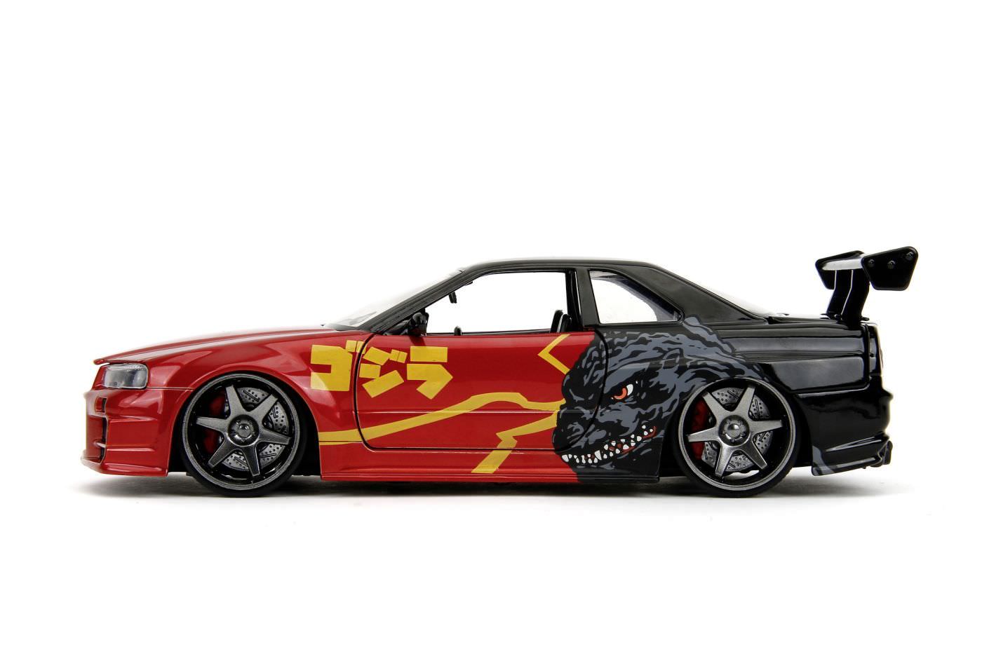 Masinuta metalica jada godzilla nissan skyline gtr scara 1:24