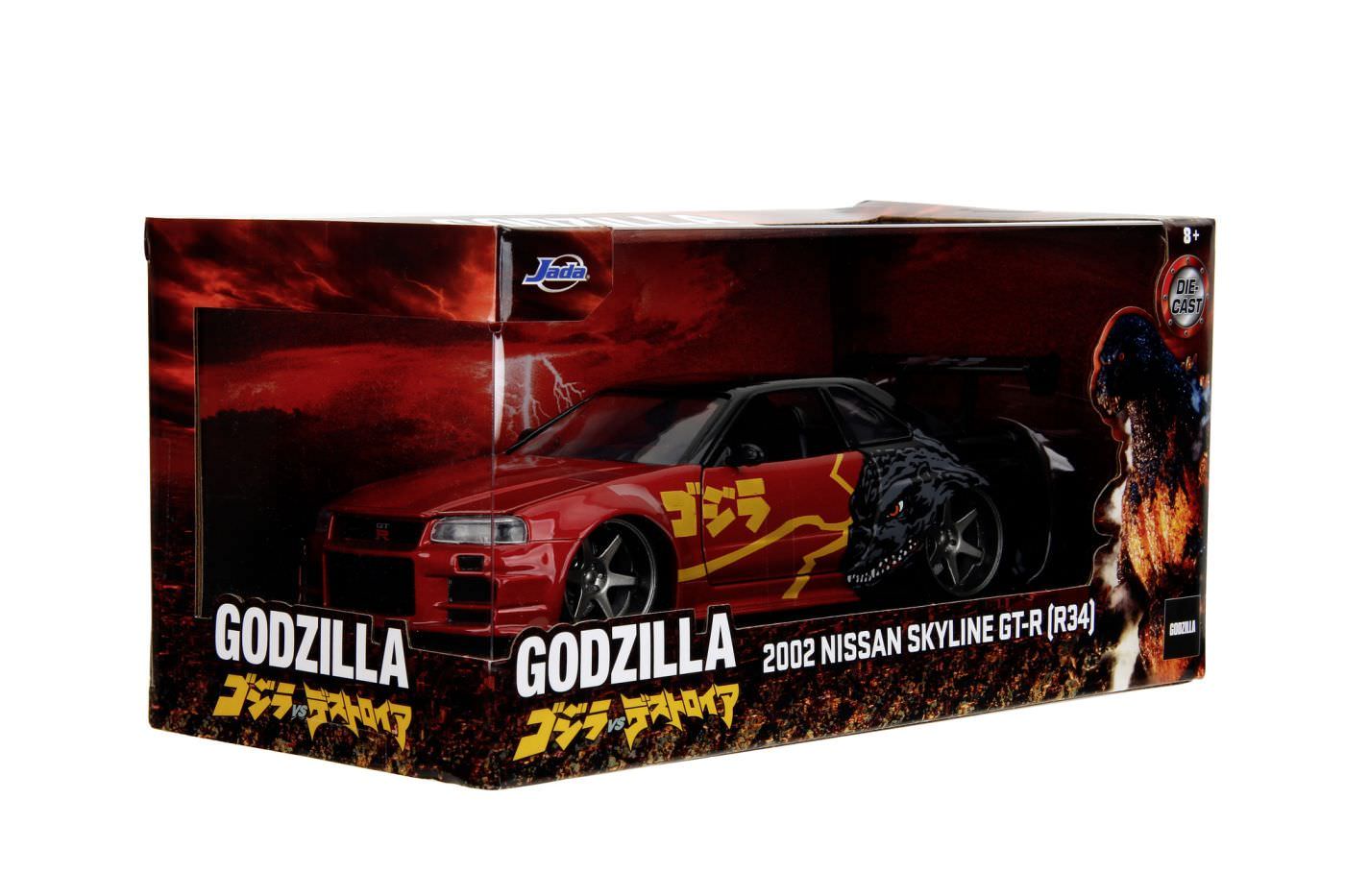 Masinuta metalica jada godzilla nissan skyline gtr scara 1:24