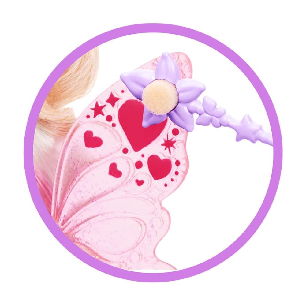 Papusa barbie color change zana magica cu par blond