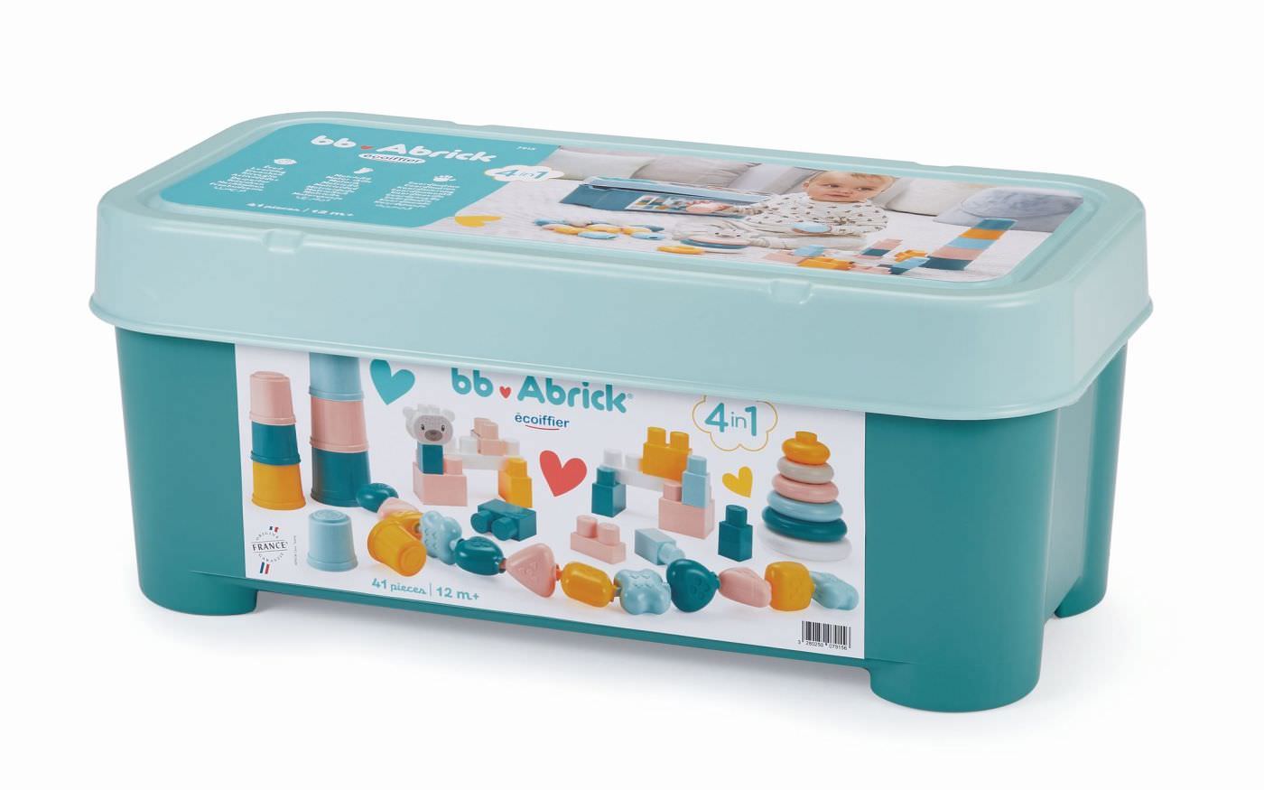 Set de constructie 4 in 1 pentru copii mici ecoiffier arbick 41 piese