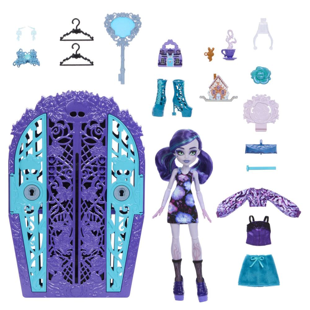 Set de joaca monster high gradina de la miezul noptii cu papusa twyla