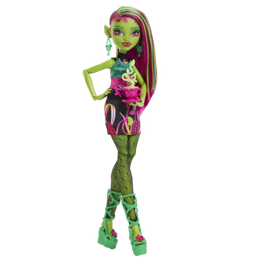 Set de joaca monster high gradina de la miezul noptii cu papusa venus mcflytrap