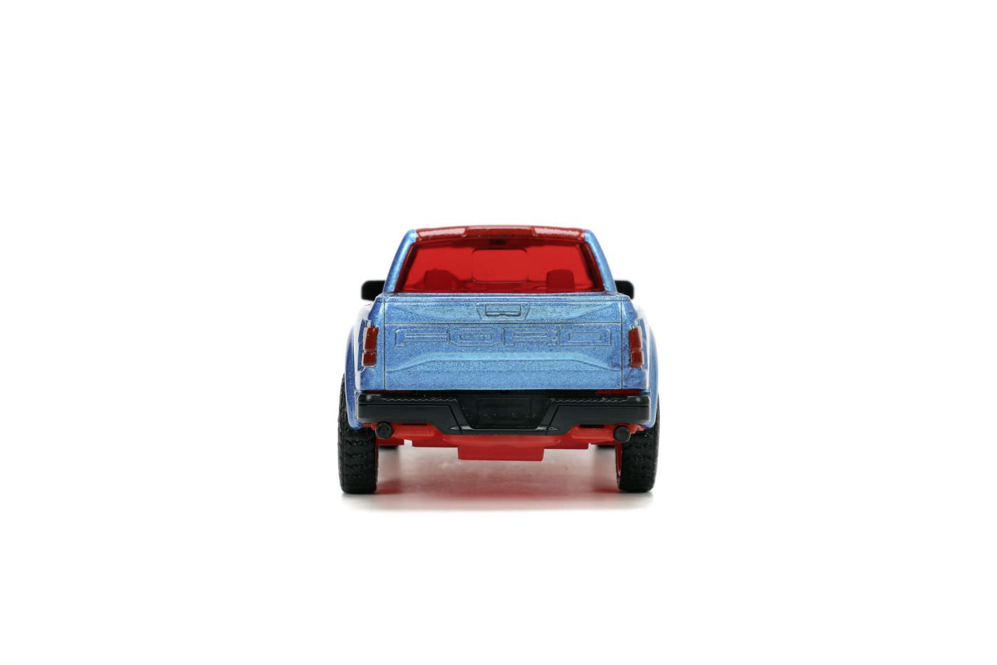 Set figurina superman cu masinuta metalica 2017 ford f150 raptor scara 1:32