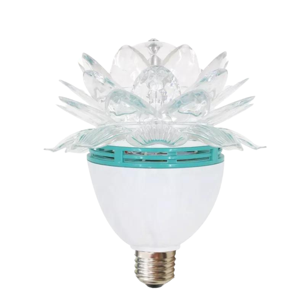 Bec rotativ multicolor led rhd22, lotus, 3w, e27