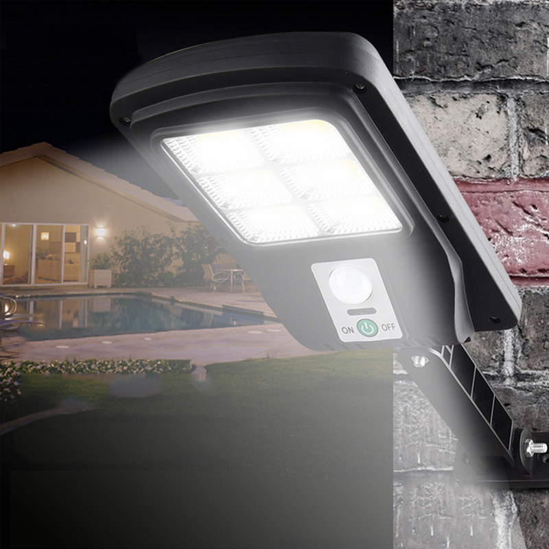 Lampa solara led 48cob, 60w, 6 casete, senzor, telecomanda