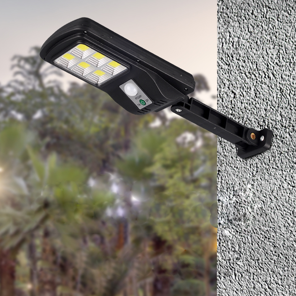Lampa solara led 48cob, 60w, 6 casete, senzor, telecomanda