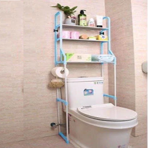 Raft depozitare peste toaleta, 3 polite, etajera baie