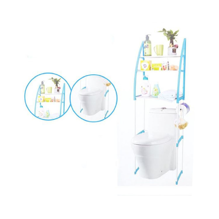 Raft depozitare peste toaleta, 3 polite, etajera baie