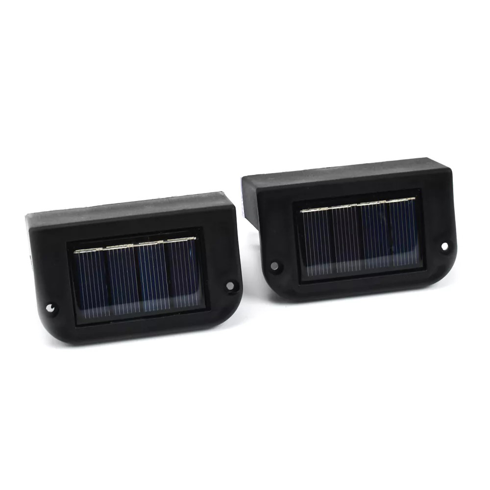 Set 2 x lampa solara cu lumina led rgb