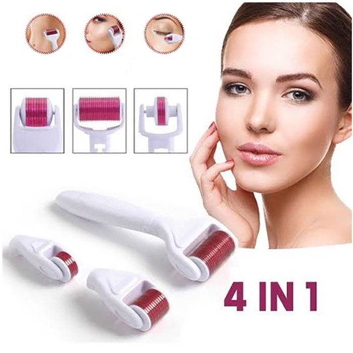 Set aparat masaj facial si reintinerire, 4 in 1