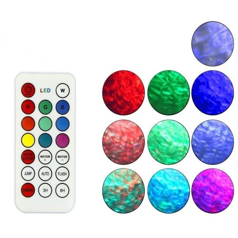 Proiector exterior xl800, 10 jocuri de lumini, 6w, telecomanda