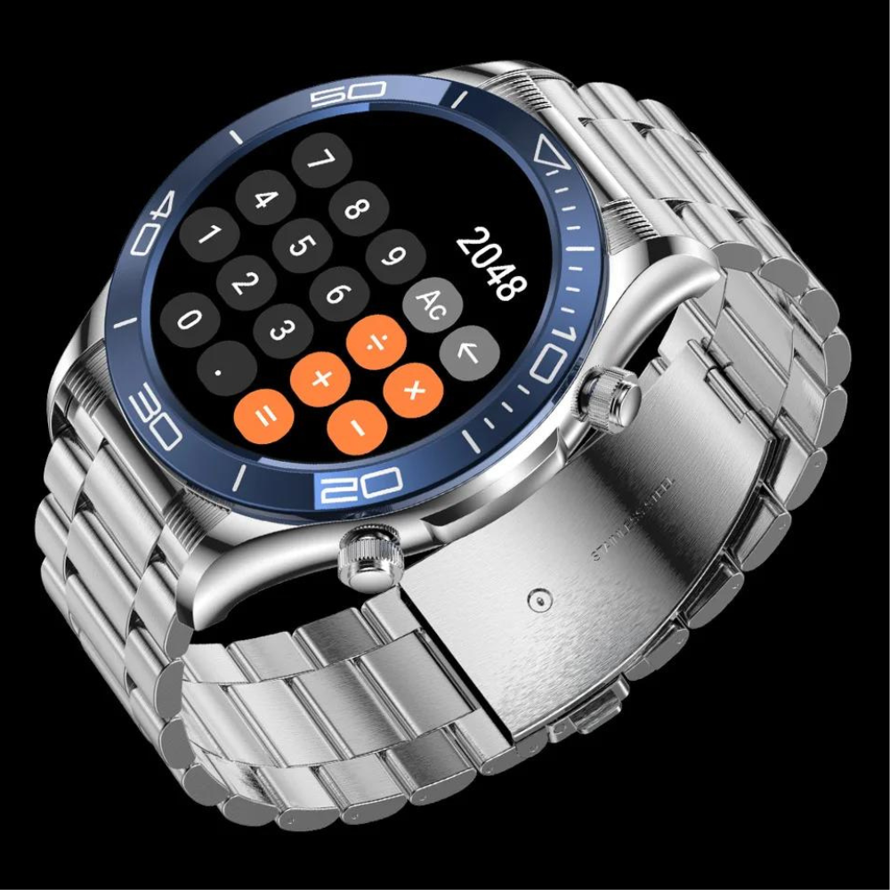 Smartwatch sk4, ecran tactil amoled, 49mm, 2 bratari, docker