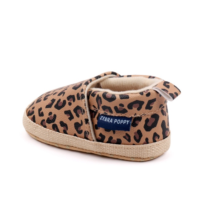 Balerini cu imprimeu leopard pentru fetite (marime disponibila: 3-6 luni