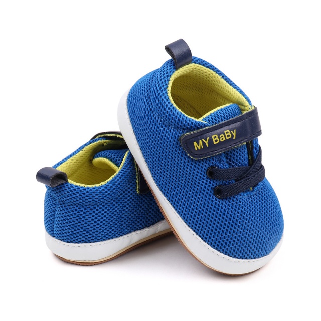 Pantofiori sport albastri pentru bebelusi (marime disponibila: 9-12 luni