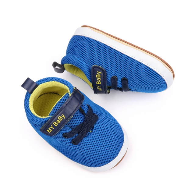 Pantofiori sport albastri pentru bebelusi (marime disponibila: 9-12 luni