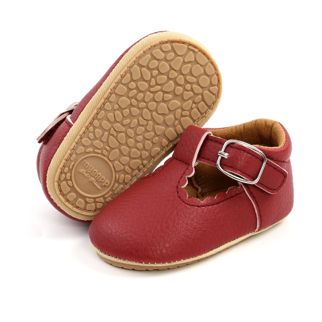 Pantofiori visinii pentru fetite (marime disponibila: 3-6 luni (marimea 18