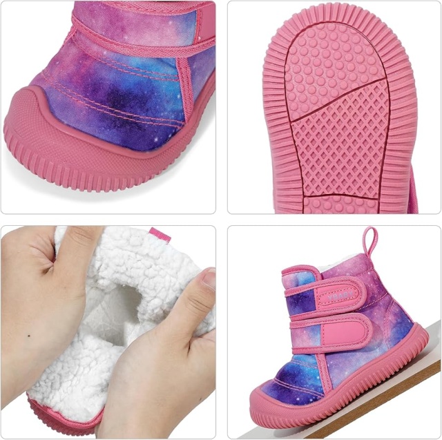 Cizme roz in degrade imblanite - mybaby (marime disponibila: marimea 28)