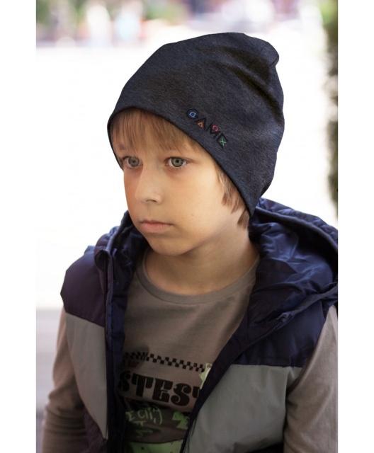 Fes pentru baieti din bumbac - game (marime disponibila: 9-12 luni (marimea 20