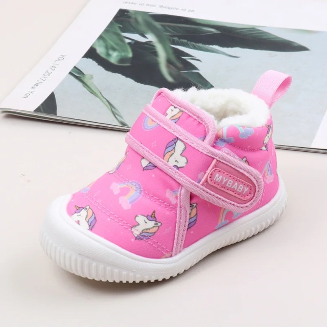 Ghete de iarna pentru copii, imprimeu unicorn (marime disponibila: marimea 27)