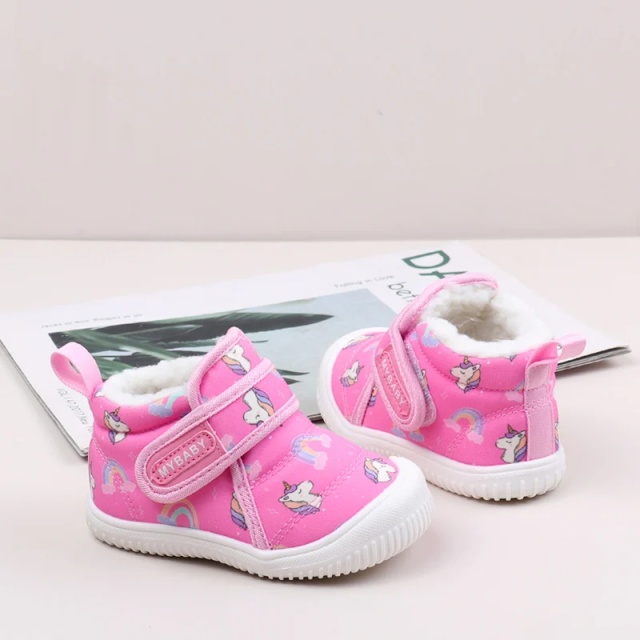 Ghete de iarna pentru copii, imprimeu unicorn (marime disponibila: marimea 27)