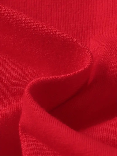 Set sarafan alb cu inimioare si body rosu (marime disponibila: 9-12 luni